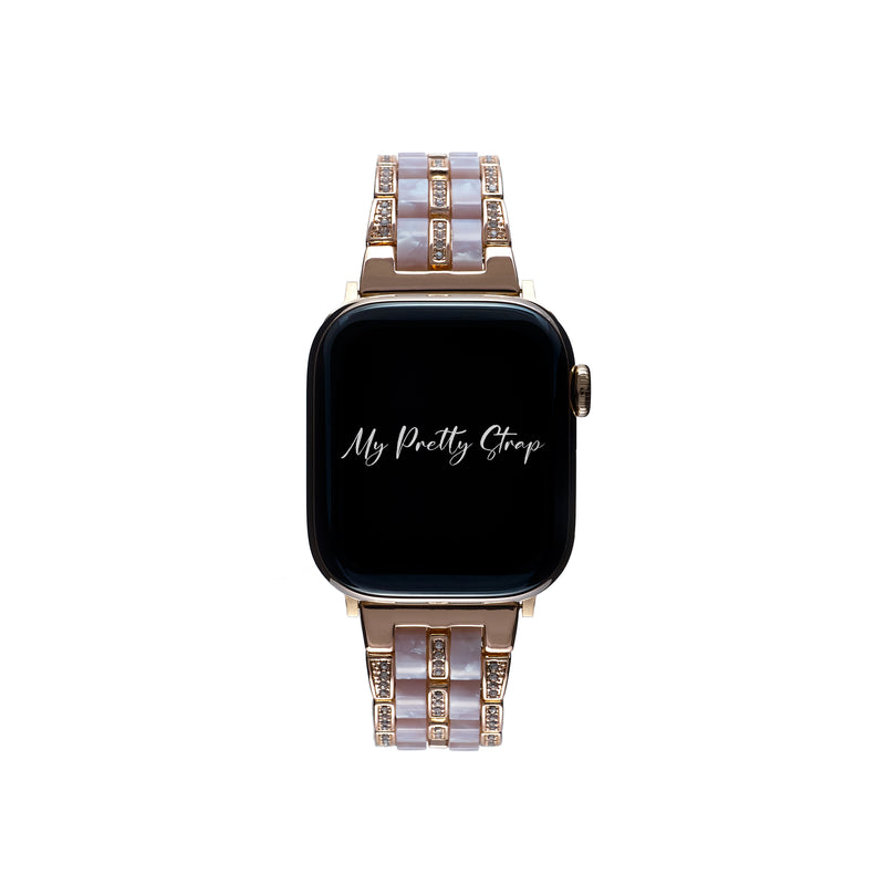 Diva Pavé Strap – Rose Gold