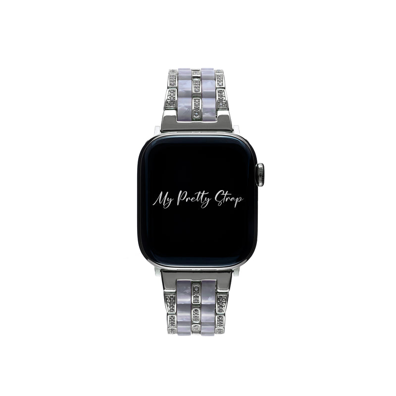 Diva Pavé Strap – Silver Gem