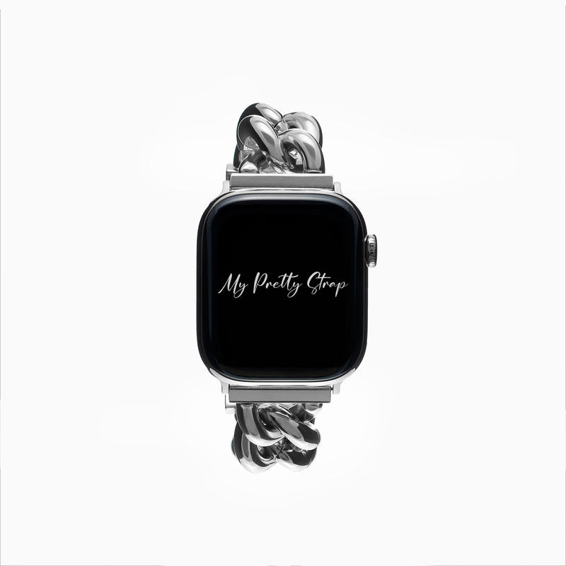 Goddess Stainless Steel Strap – Silver Gem