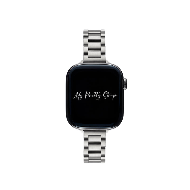 Slim Classic Strap – Silver Gem