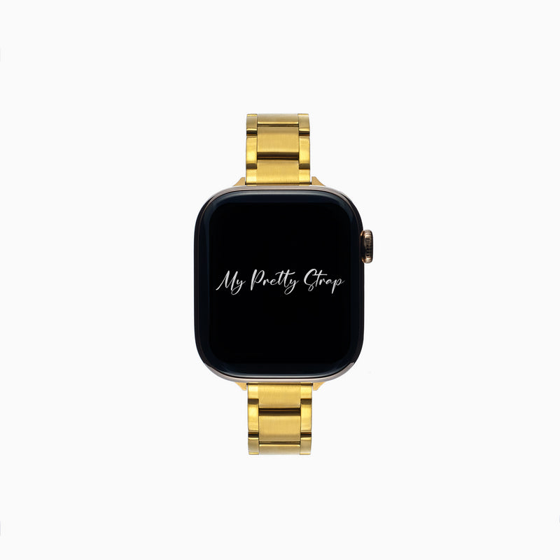 Slim Glazé Apple Watch Strap – Gold