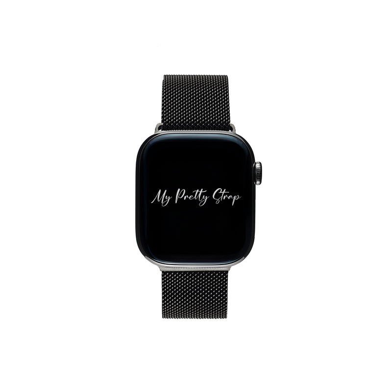 Stainless steel Apple Watch Strap – Graphite