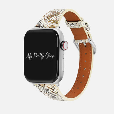 Serpentina Leather Apple Watch Strap